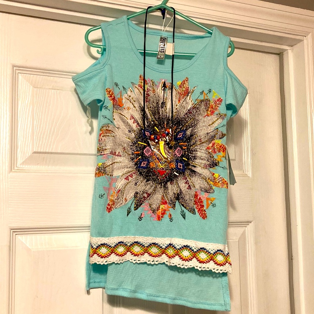 NWT beauties shirt girls size S